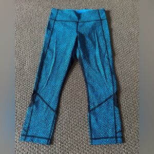 Lululemon Blue Patterned Leggings